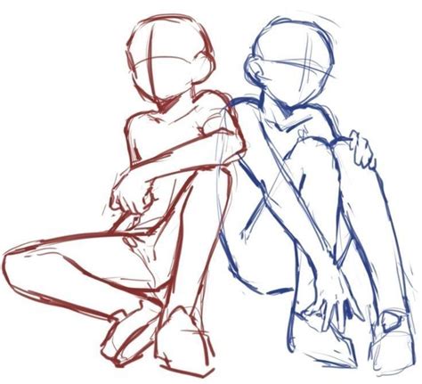 two people sitting together art reference art reference poses drawing reference poses