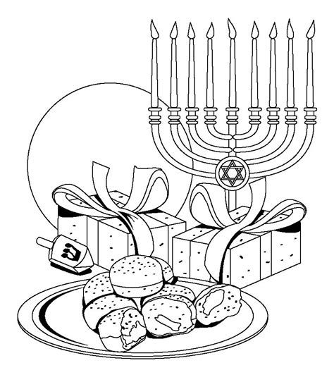18 Printable Hanukkah Coloring Pages Holiday Vault