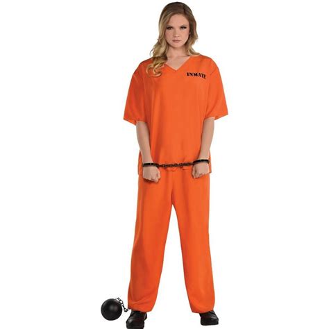 women s orange prisoner costume party city