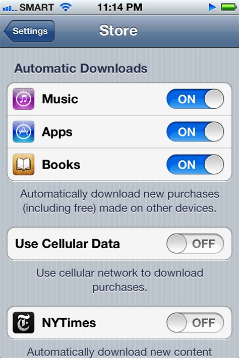 How To Enable Automatic Downloads In Iphone 4s Iphone Tips And Tricks