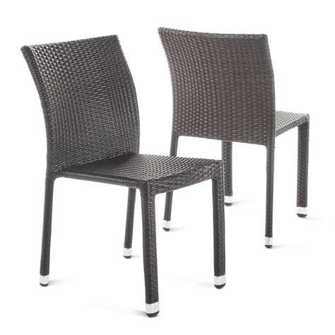 From multiple seating options to bar sets to dining, your backyard will be. Noble House Lucian Multibrown Stackable Armless Wicker ...