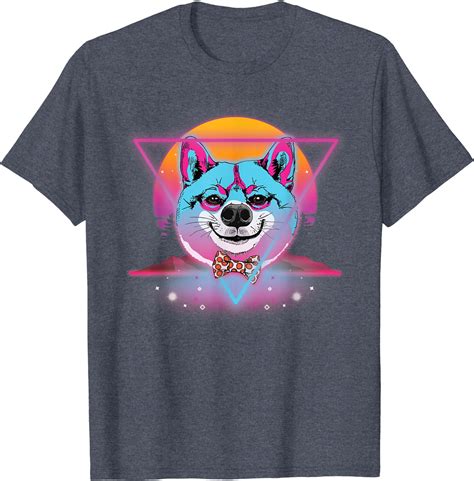 Shiba Inu Dank Meme 80s Retro Vaporwave Dog Lover T Shirt