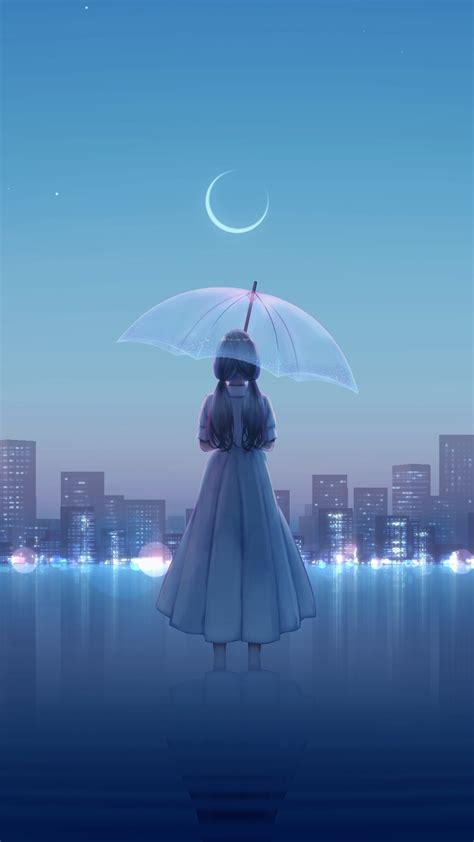 2160x3840 Anime Girl In Water Sony Xperia Xxzz5 Premium Wallpaper Hd