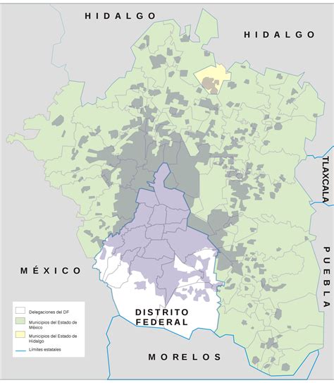 Zona Metropolitana Del Valle De México Tamaño Completo Ex