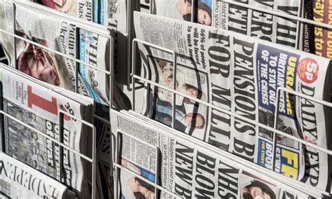 uk press most likely to be seen as rightwing european poll shows national newspapers the