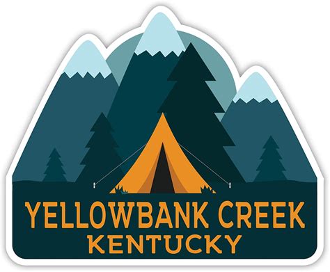 Yellowbank Creek Kentucky Souvenir 4 Inch Vinyl Decal