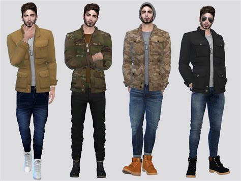 Surge Basic Military Jacket By Mclaynesims At Tsr Sims 4 Updates