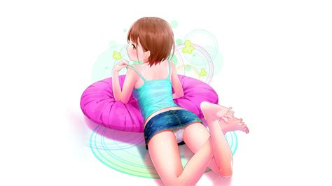 Ama Mitsuki Barefoot Loli Panties Third Party Edit Underwear Konachan Net Konachan Com Anime