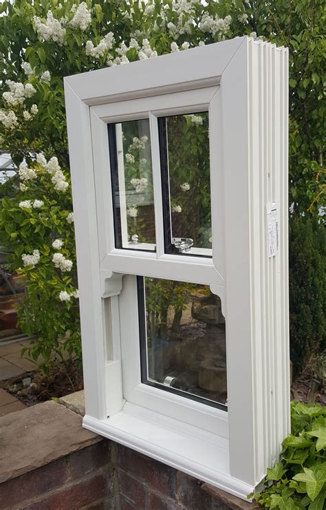 Close Up Of Our White Vertically Sliding Upvc Sash Windows This Summer Just VAT In