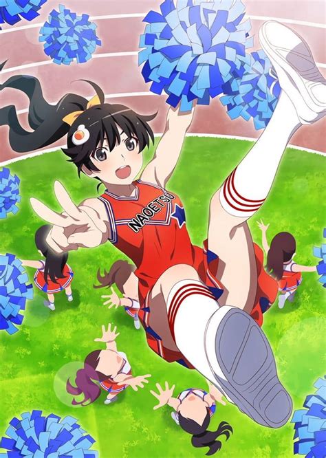Cheerleader Karen Araragi Anime Waifu Anime Cheerleader Anime Anime Art Girl