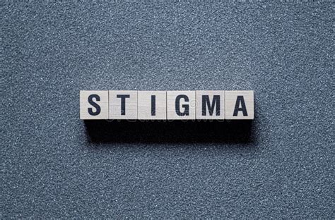 Stigma Word Concept On Cubes Stock Image Image Of Depression