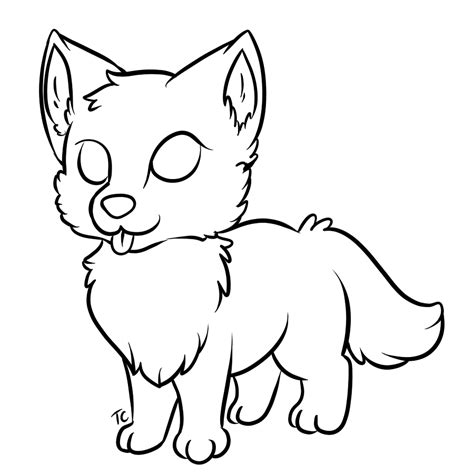 If you want to draw wolf pup, follow our tutorial step by step for the perfect picture. Wolf pup Lineart FREE by Uluri on DeviantArt