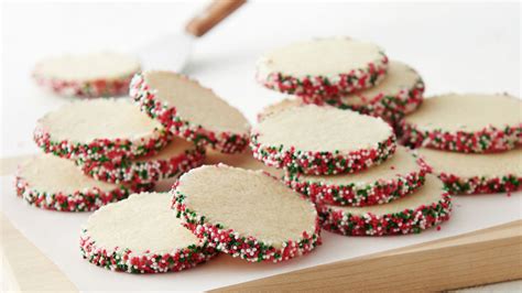 Sliced into colorful pinwheels, these heirloom cookies are the perfect holiday treat. Christmas Sprinkle Butter Cookies | Recipe | Cookie recipes, Easy cookie recipes, Christmas ...