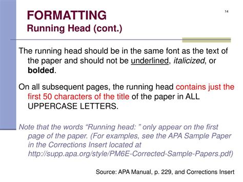 Apa Running Head Page 2