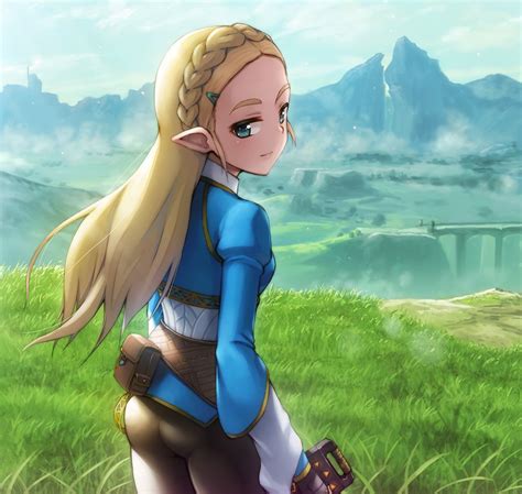 Zelda From Breath Of The Wild Nintendoswitch Botw Fanart Thicc Legend Of Zelda Princess