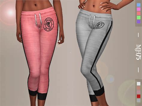 The Sims Resource S4 Abercrombie N Fitch Track Bottoms