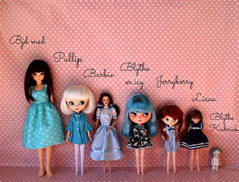 Doll Size Comparision MORE PHOTOS HERE Myblythejulyand Flickr