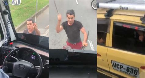 Nuevo Caso De Intolerancia Taxista Agredió Con Un Machete A Conductor De Bus En Cali