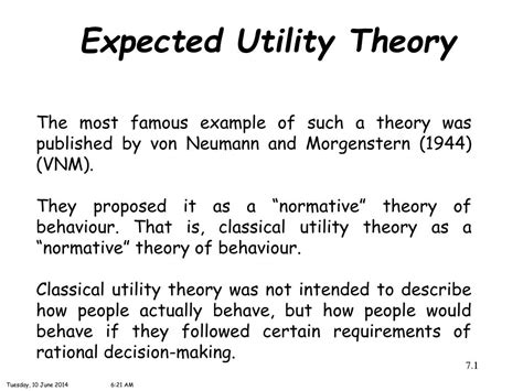 PPT - Expected Utility Theory PowerPoint Presentation, free download ...