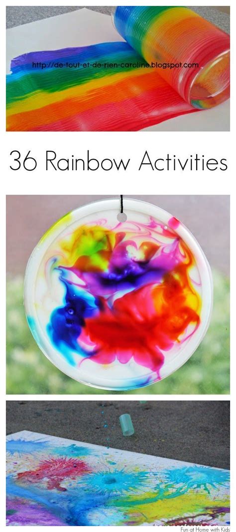 36 Beautiful Rainbow Activities For Kids Of All Ages Babies And