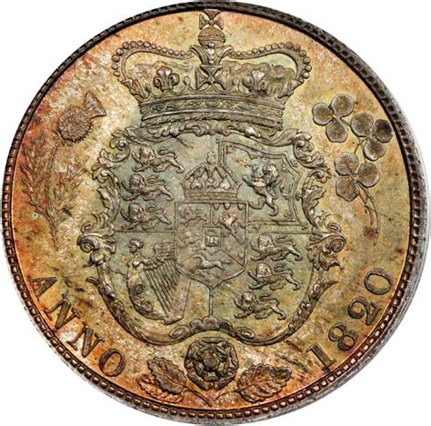 Halfcrown King George Iv First Issue Coin Type From United Kingdom