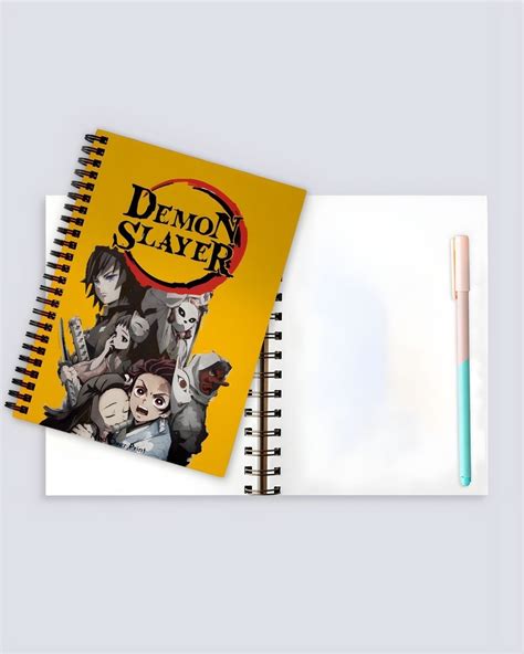 Buy Anime Demon Slayer Characters Printed Notebook A5 Size 50 Pages