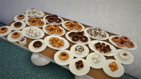 Doughnuts Buyable Deco At Budgie2budgie Sims 4 Updates