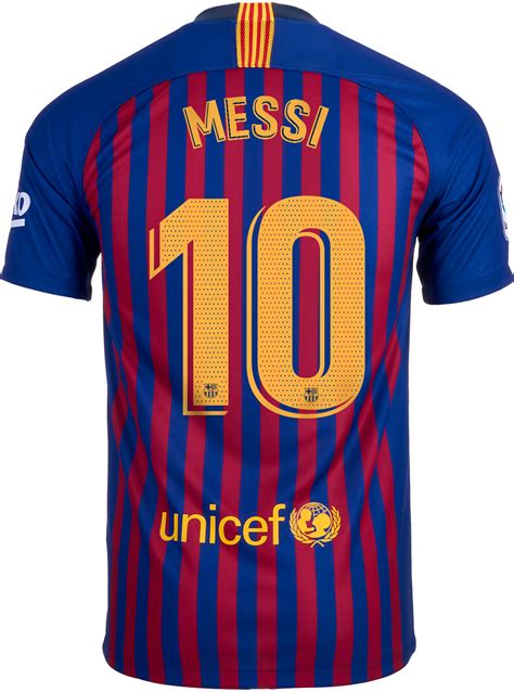Barcelona 202122 Stadium Home Lionel Messi Mens Nike Dri Fit Soccer