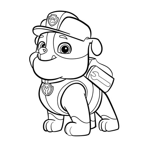 Use the download button to see the full image of paw. Leuk voor kids | Rubble de Engelse Bulldog | Paw patrol ...