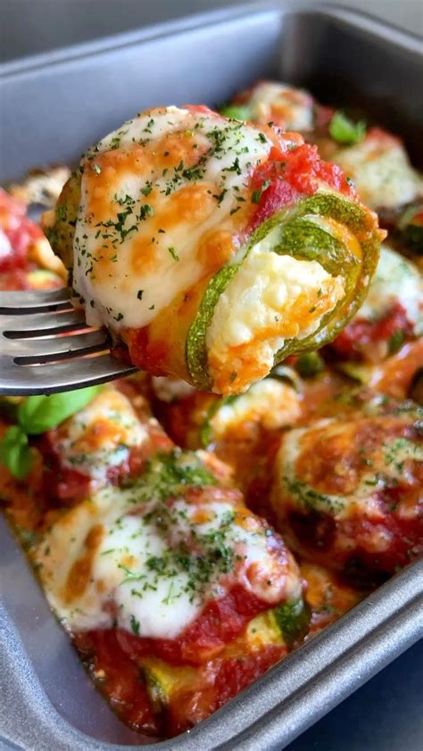 Zucchini Lasagna Roll Ups Easy Diy Recipes