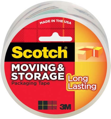 Scotch® Moving And Storage Clear Packaging Tape 188 In X 546 Yd Kroger