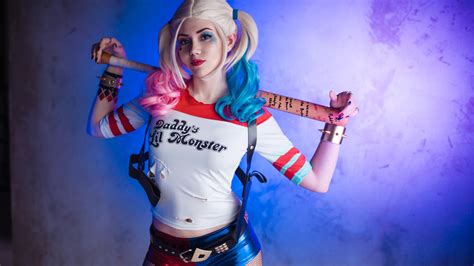 1920x1080 Cosplay Harley Quinn New Laptop Full Hd 1080p Hd 4k Wallpapers Images Backgrounds