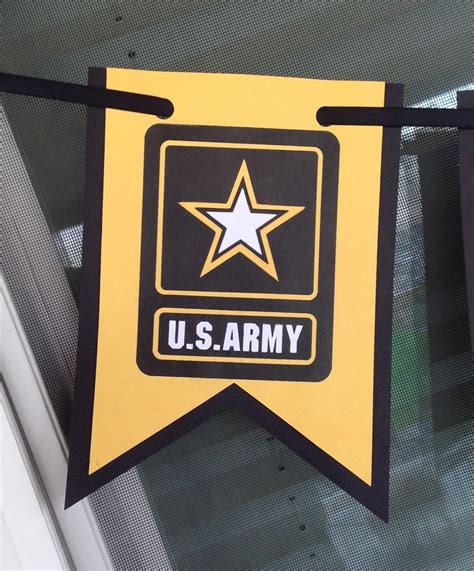 Us Army Banner Military Birthday Anniversary Graduation Photo Prop