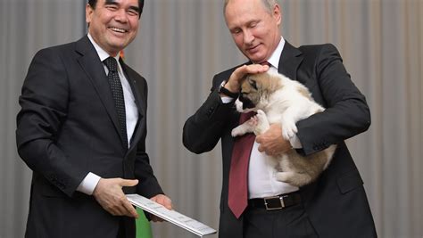 Vladimir Putin Cuddles New Puppy Named Verny