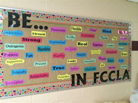 Our 2014 Fccla Bulletin Board And Theme For The Year Burlap Backdrop