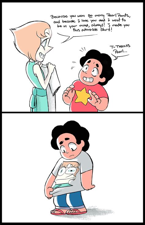 pearl makes a custom t shirt steven universe know your meme
