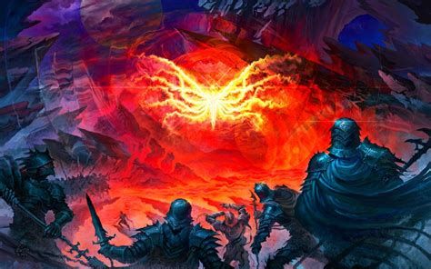 Diablo Dark Fantasy Warrior Rpg Action Fighting Dungeon Wallpaper
