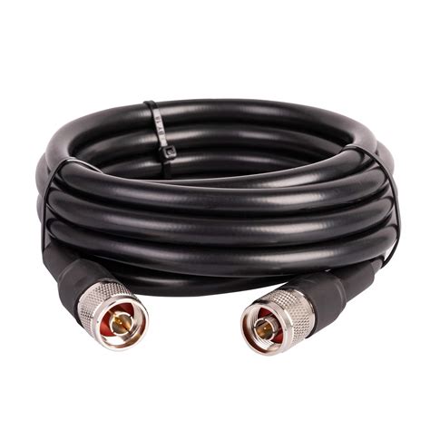 25ft Kmr400 Coax Extension Cable N Male To N Male Connector 50 Ohm Pure Copper Low