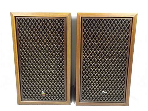 Two Vintage Japan Sansui Sp 1500 Speakers 3 Way 5 Speakers System