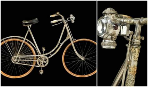 treasure on wheels amazing columbia bicycle customized and embellished by tiffany and co the