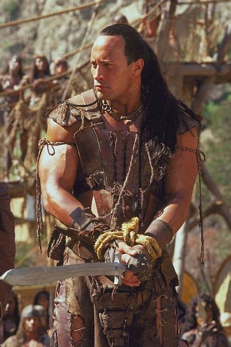 Dwayne Johnson In The Scorpion King 2002 The Rock Dwayne Johnson