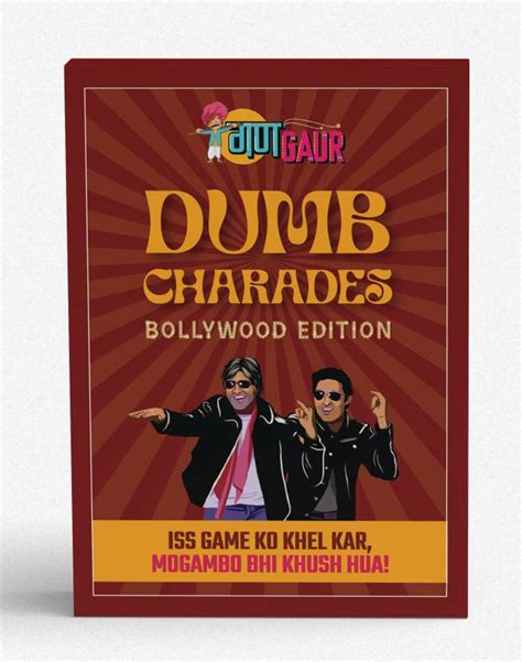 Gangaur Enterprises Dumb Charades Bollywood Edition For Friends
