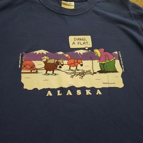 Port And Company Tundra The Comic Strip Alaska T Shirt Mens 2xl Xxl Casual Tee Ebay
