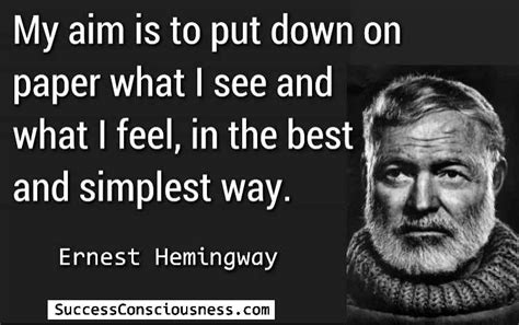 41 Ernest Hemingway Quotes About Writing Life And Love
