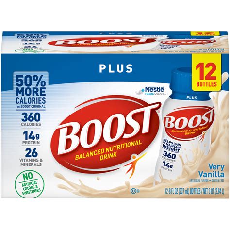 Boost Plus Ready To Drink Nutritional Drink Very Vanilla Nutritional