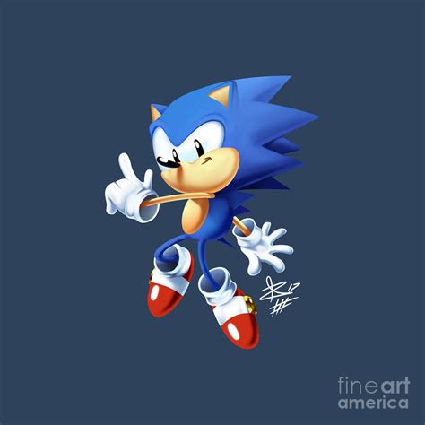 Sonic Drawing By Luwes Budiyanto Pixels