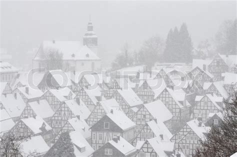 Town Freudenberg In Winter Germany Stock Photo Colourbox