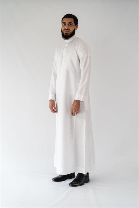 Al Haramain Al Madani Thobe White Islamic Libaas