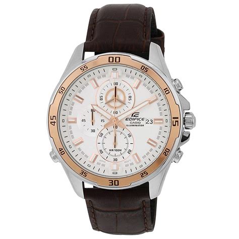 casio edifice efr 547l 7av chronograph silver dial men s watch ioomobile