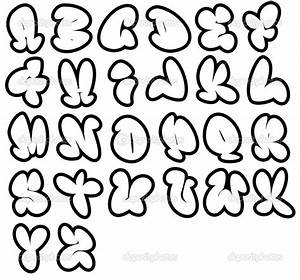 Information About Alphabet Letters In Cursive Bubble Writing